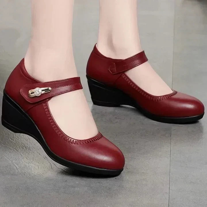 かれん｜パリ仕立て ミドルヒール コンフォートシューズ